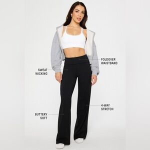 Fabletics PureLuxe Foldover Straight Leg Pant